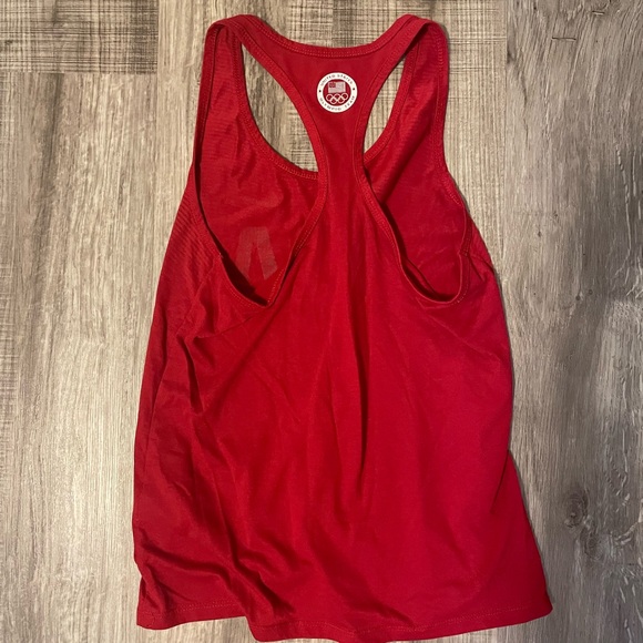 Red Nike USA Olympic tank top size M - Picture 2 of 3